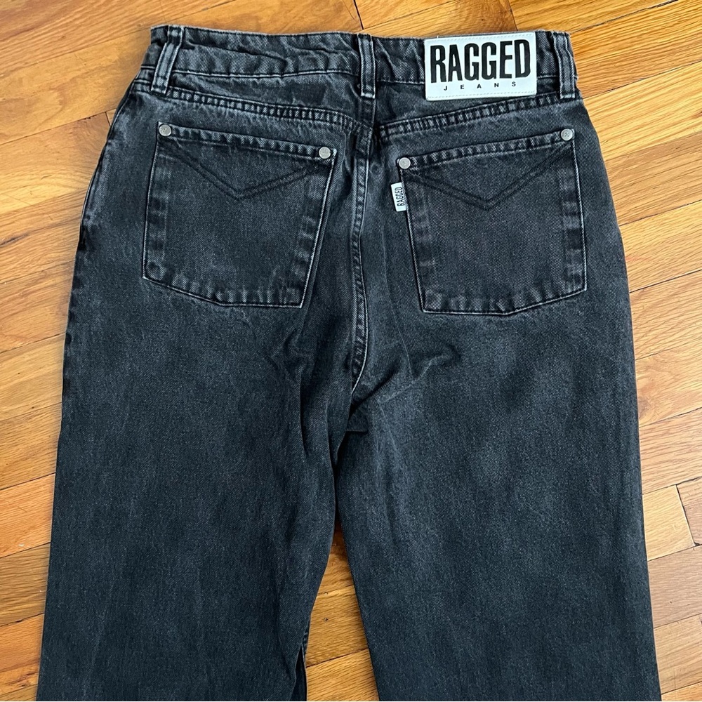 The RAGGED Priest Brand High Waisted Black Jeans Size 28
